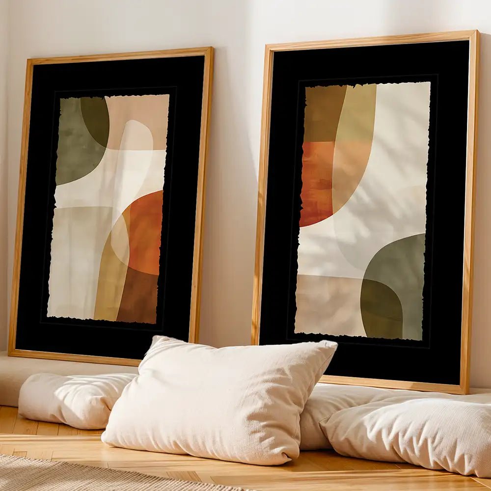 Cuadro con paspartú para oficina y hogar - DekoArte