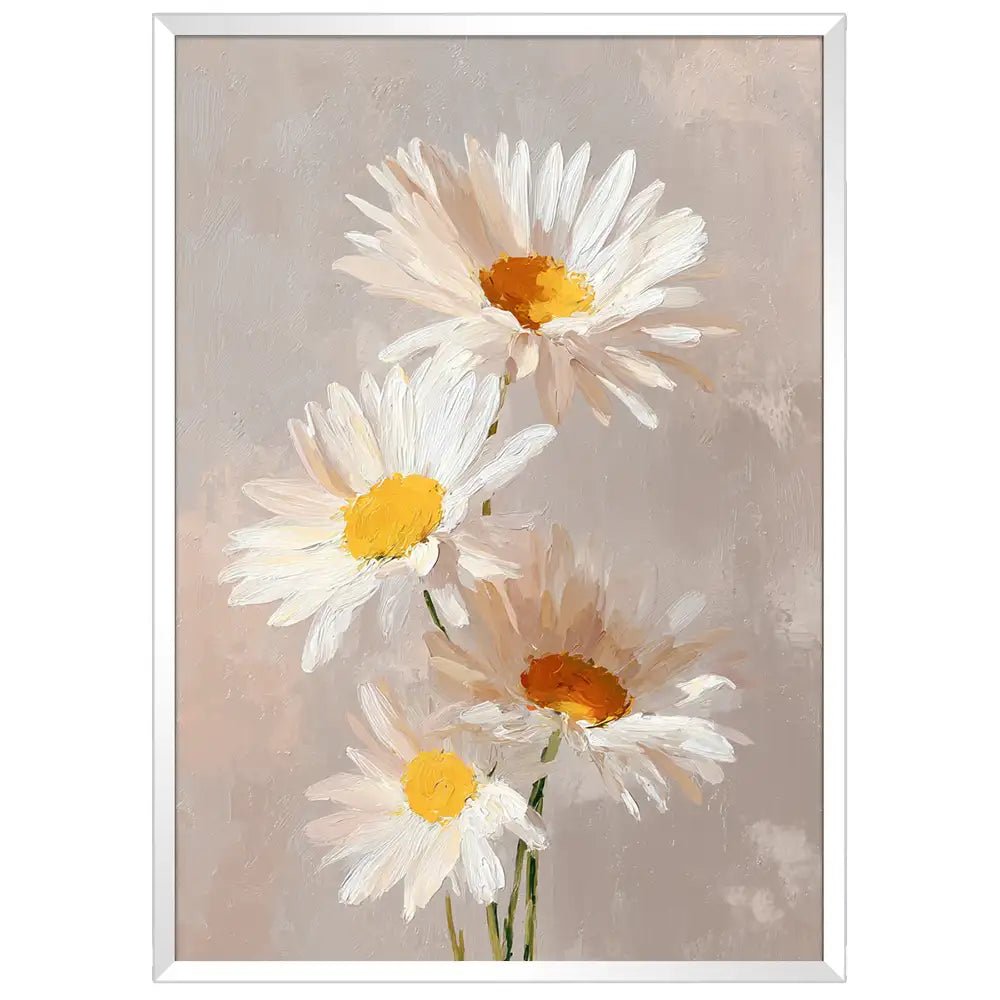 Cuadro de Flores Gigantes | Margaritas - DekoArte