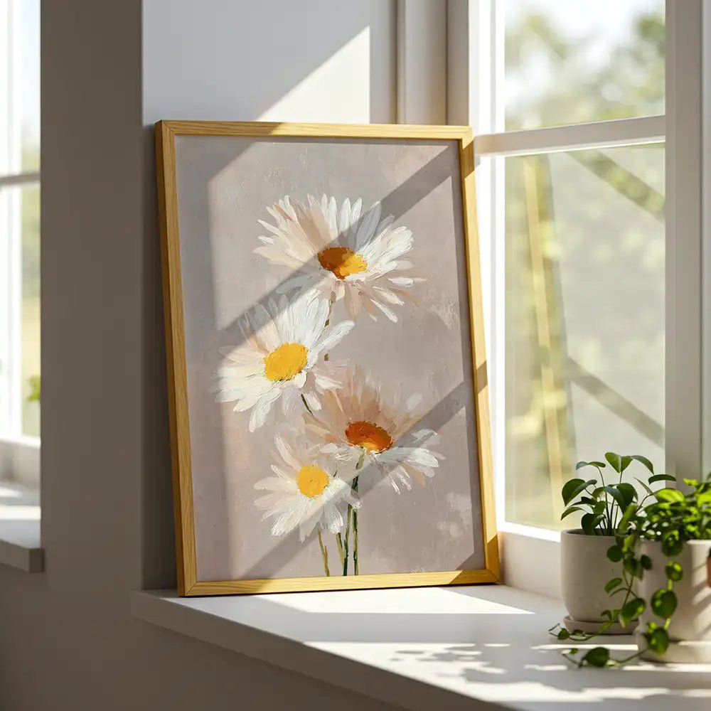 Cuadro de Flores Gigantes | Margaritas - DekoArte