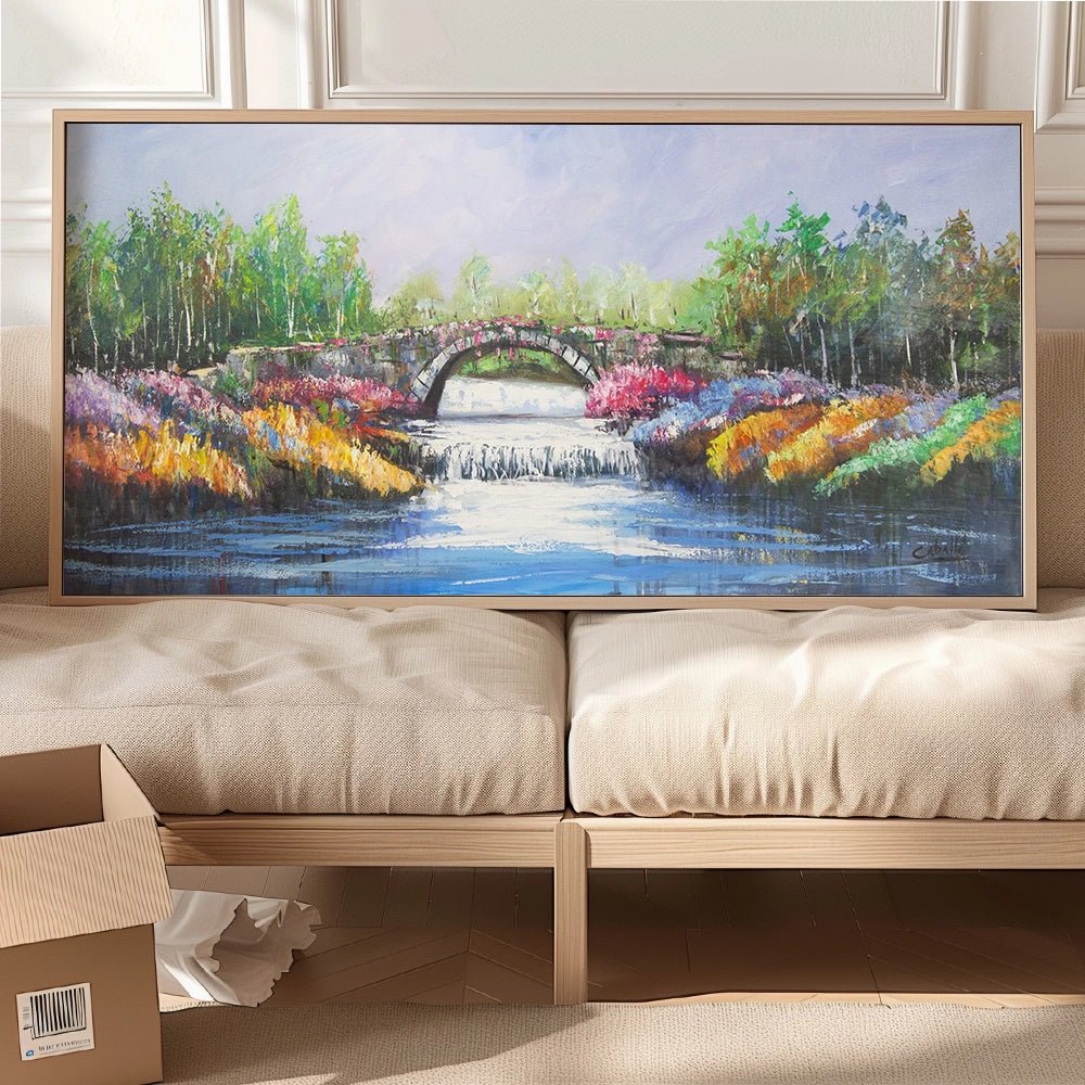 Cuadro de paisaje natural inspirado en la calma del entorno - DekoArte