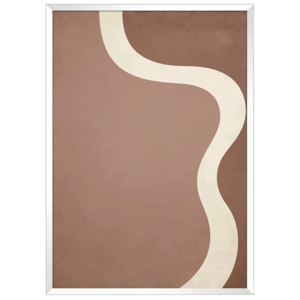 Cuadro decorativo minimalista | Líneas curvas - DekoArte