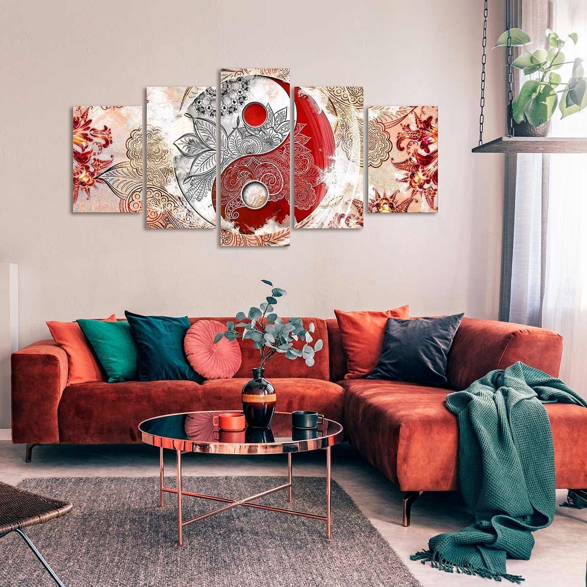 Cuadro en Lienzo Tríptico Estilo Zen - DekoArte