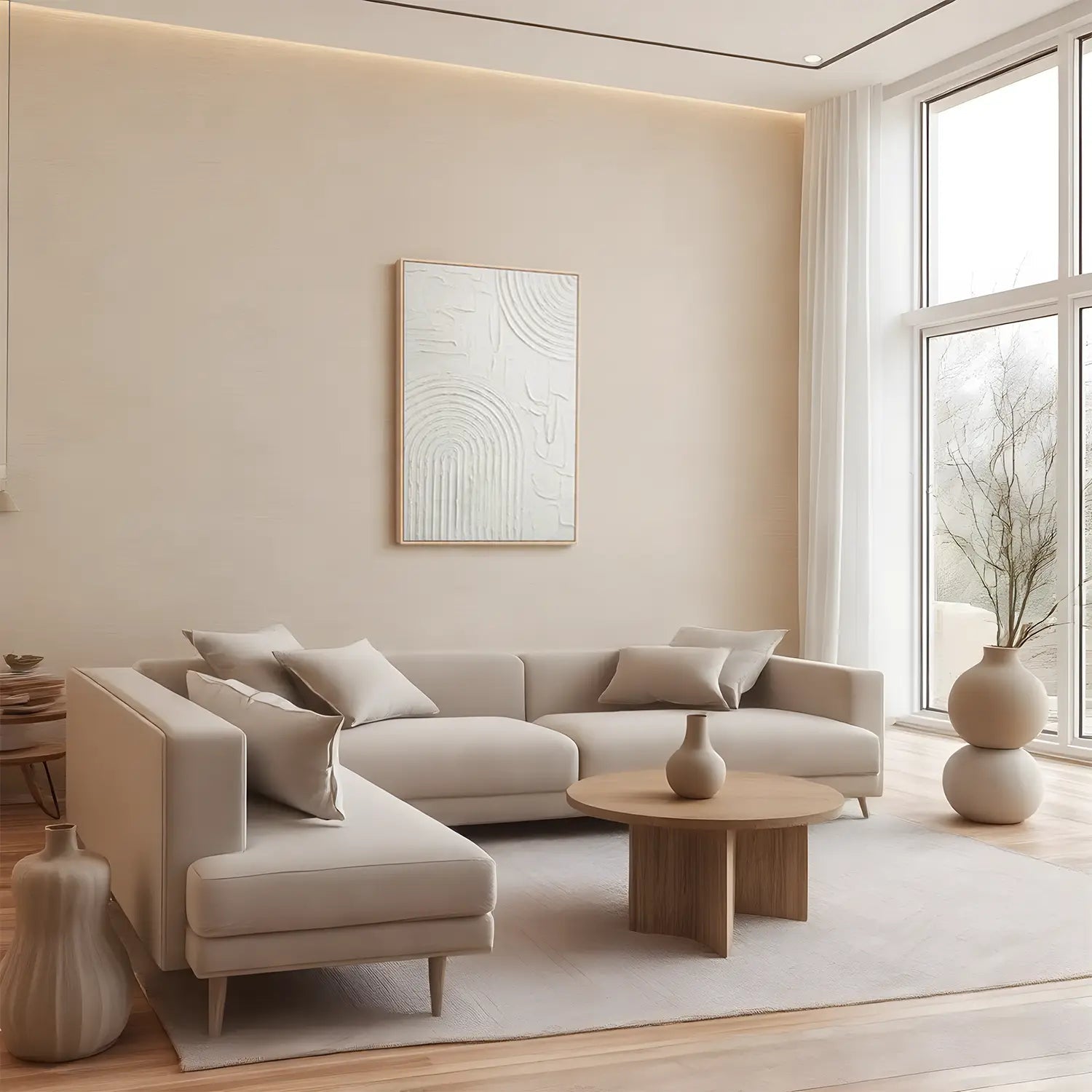 Cuadro en relieve con marco de madera - DekoArte