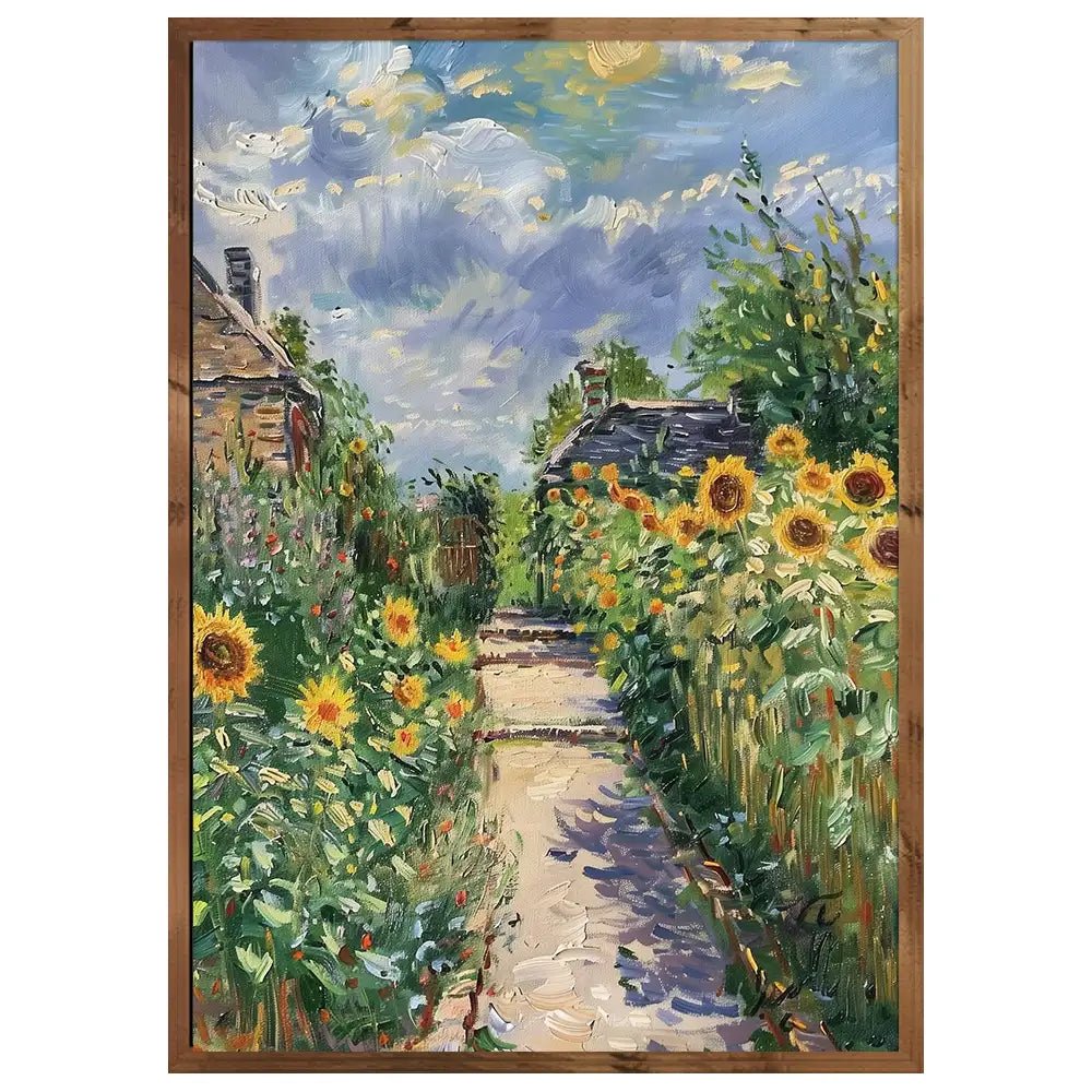 Cuadro famoso floral inspirado en pinturas famosos - DekoArte