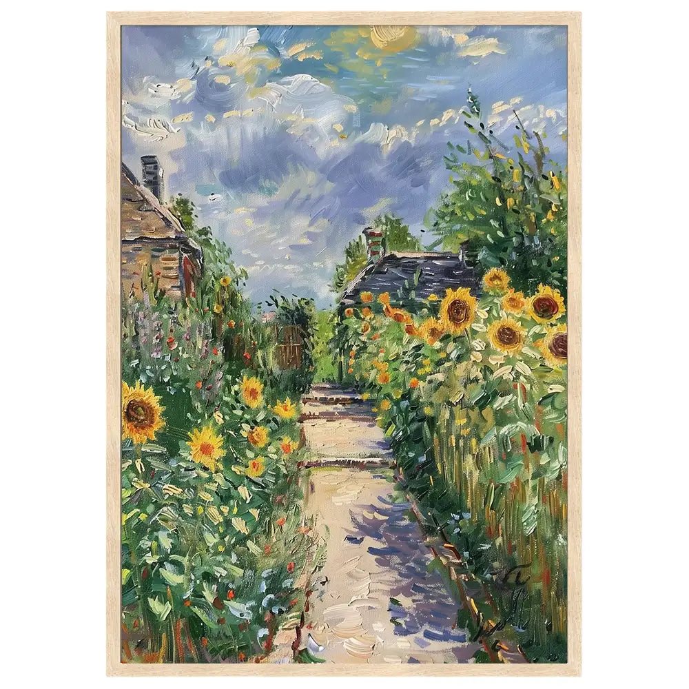 Cuadro famoso floral inspirado en pinturas famosos - DekoArte