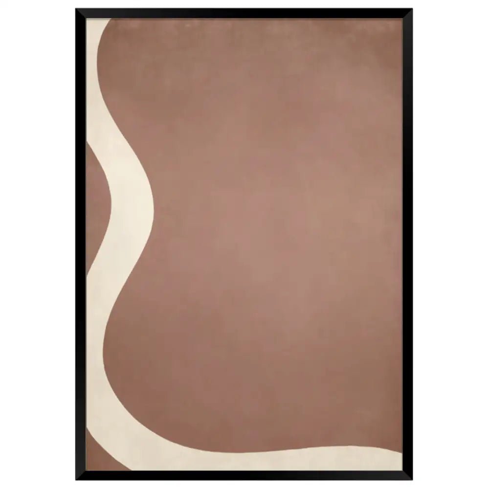 Cuadro minimalista nórdico | Líneas curvas - DekoArte