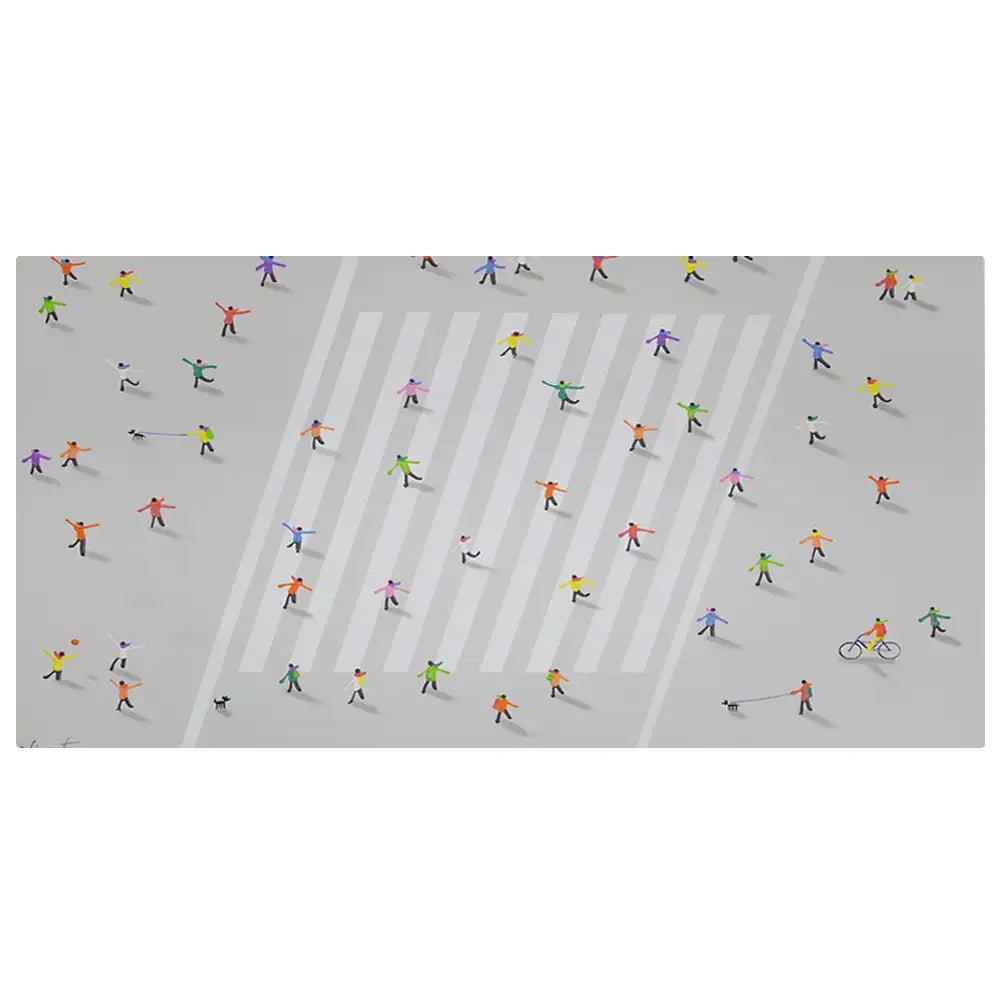 Cuadro persona en movimiento | Pintura abstracta y moderna - DekoArte