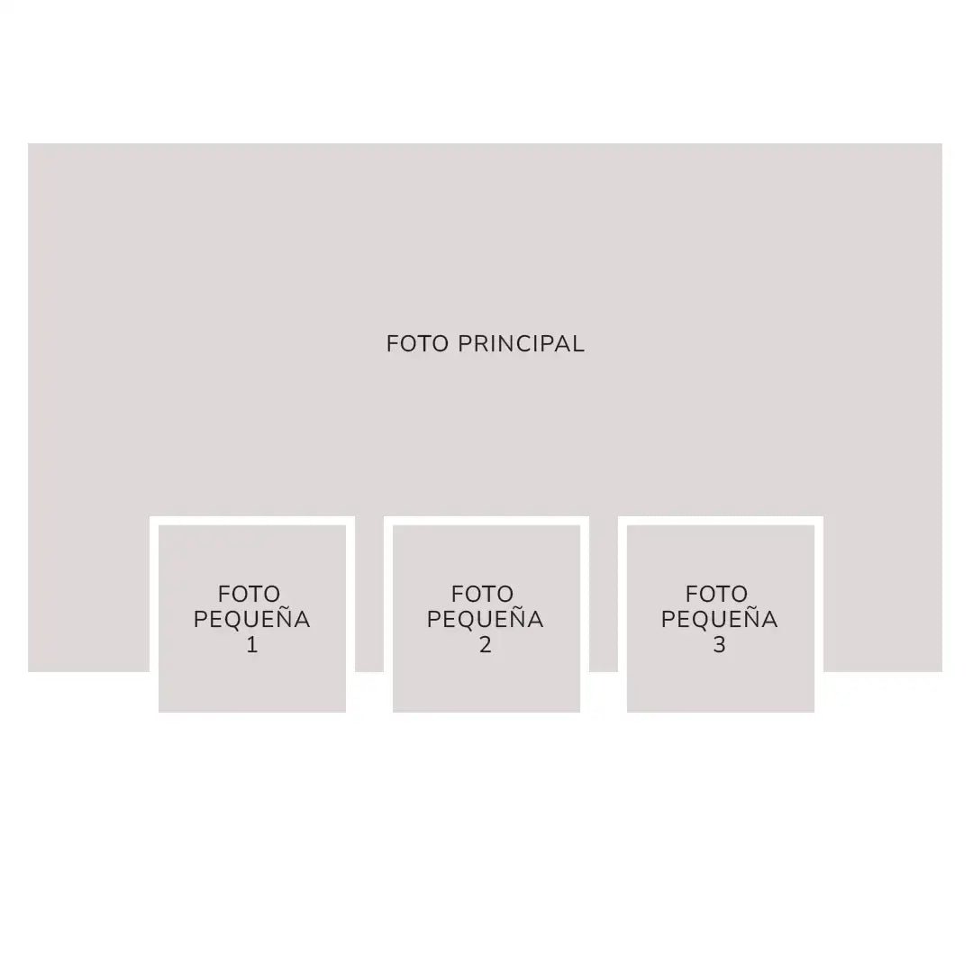 Cuadro personalizado con fotos y nombre familiar - DekoArte