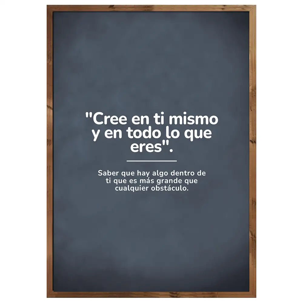 Cuadro personalizado con frase | Minimalista y único - DekoArte