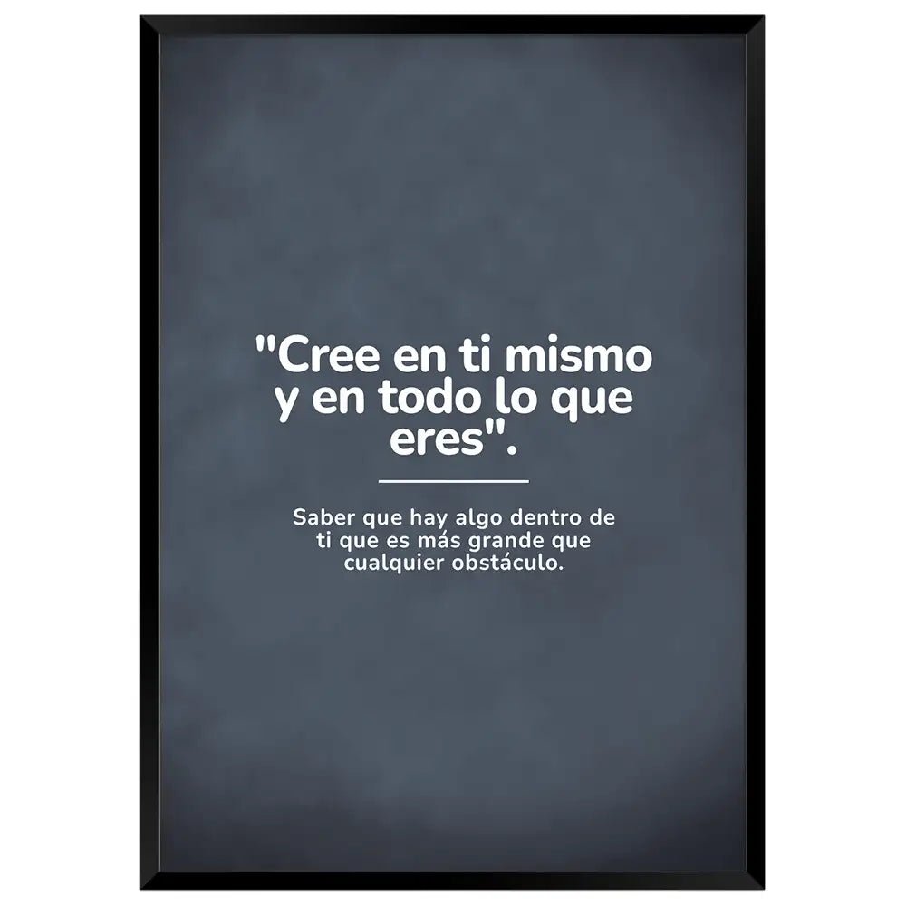 Cuadro personalizado con frase | Minimalista y único - DekoArte