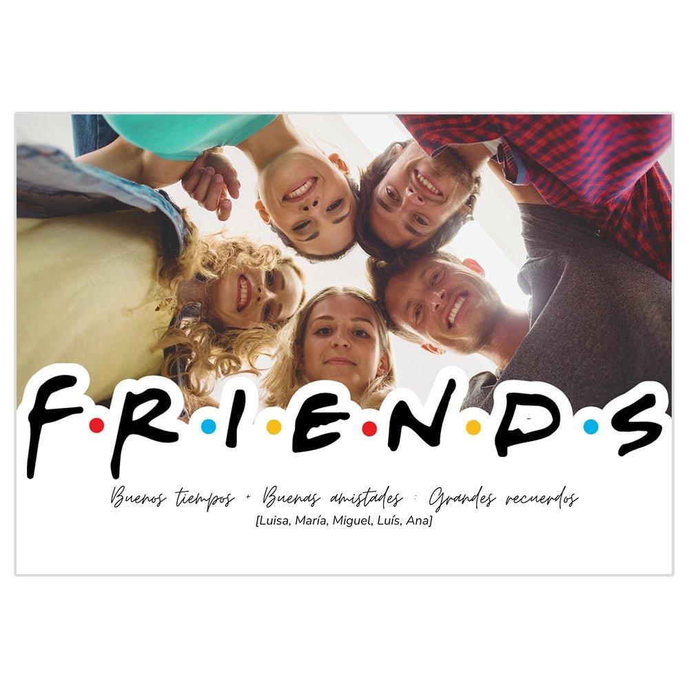 Cuadro personalizado para grupos de amigos - DekoArte