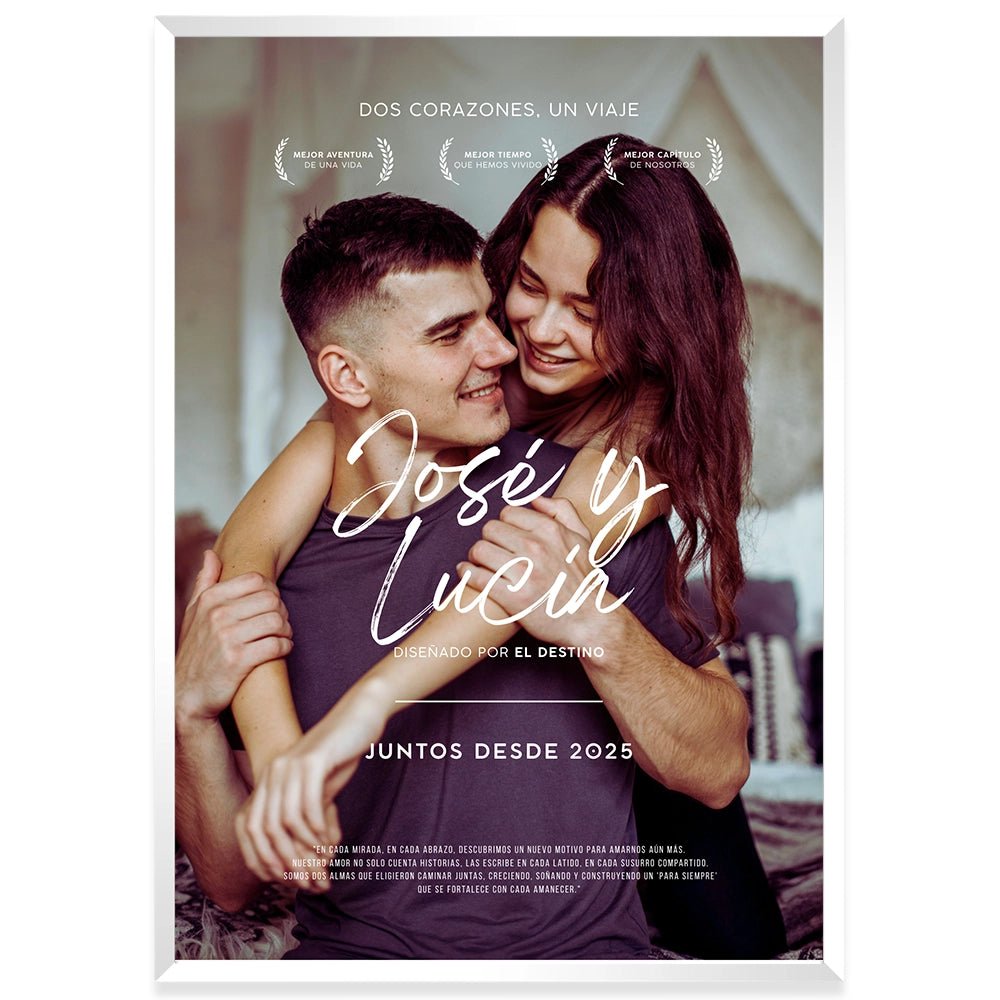 Cuadro personalizado para pareja con foto - DekoArte