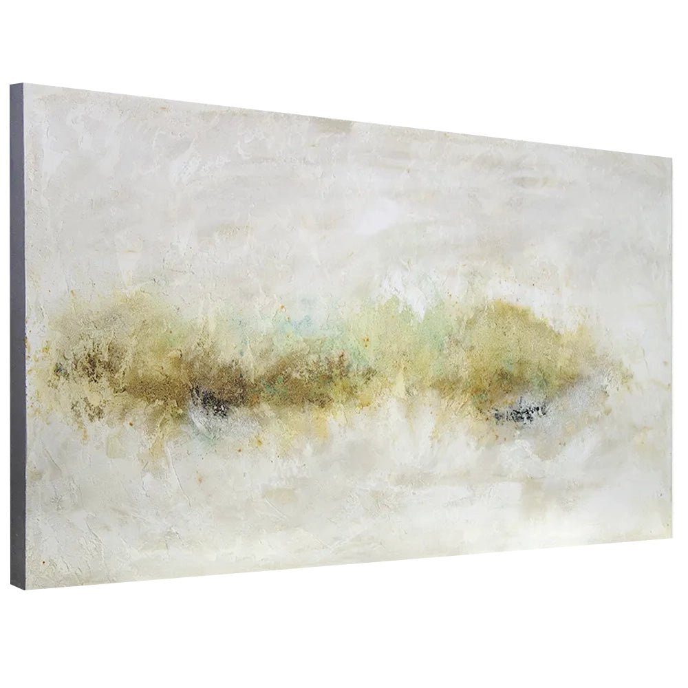 Cuadros acrílicos originales en tonos neutros y texturas suaves - DekoArte