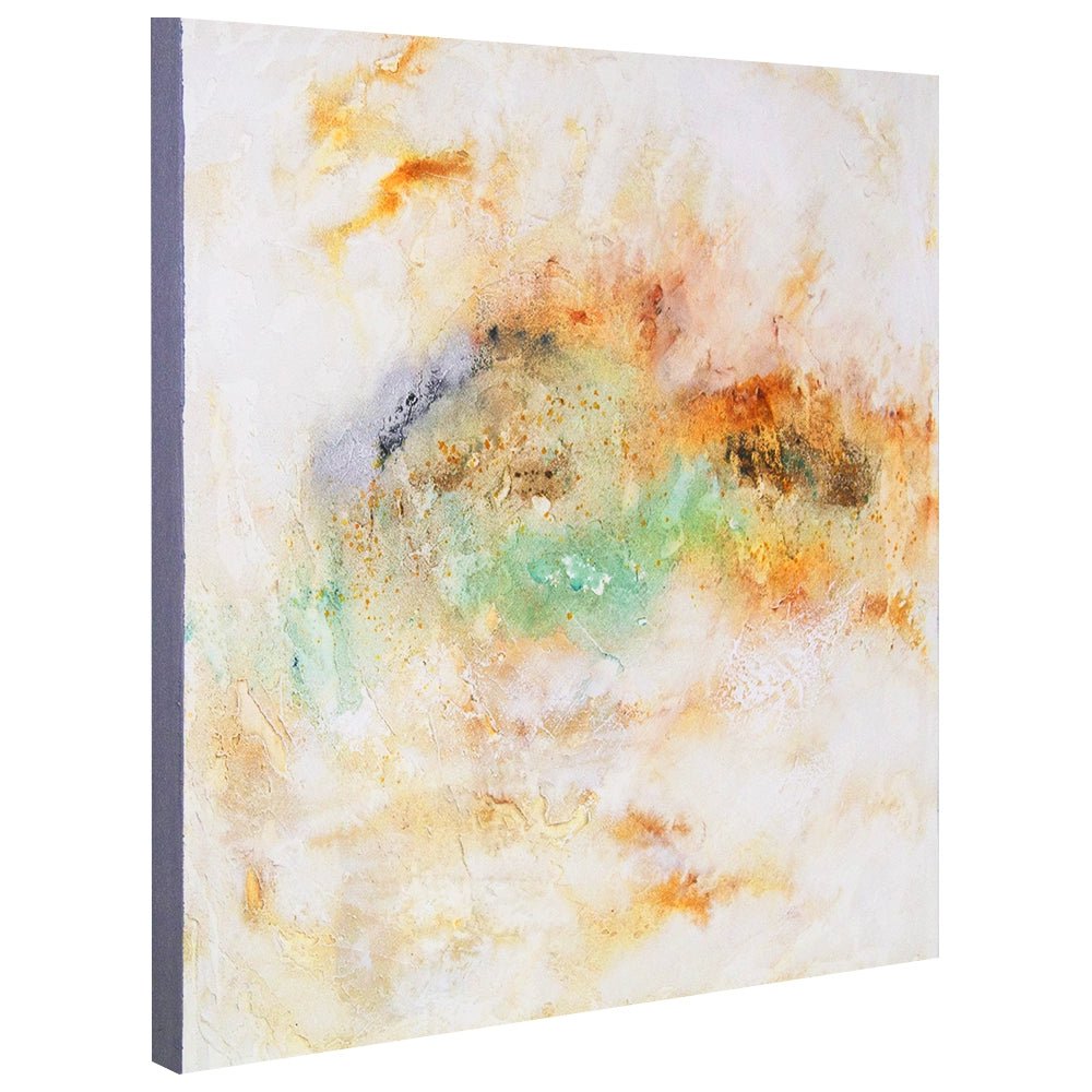 Cuadros acrílicos originales en tonos neutros y texturas suaves - DekoArte