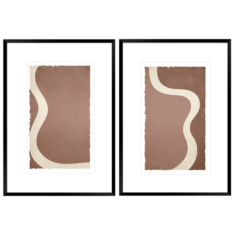 Cuadros con paspartú minimalistas | Arte Lineal - DekoArte