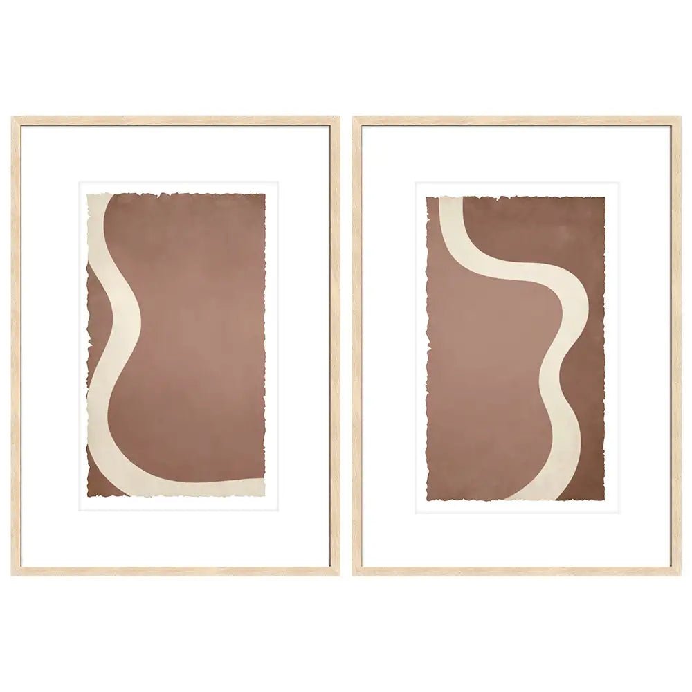 Cuadros con paspartú minimalistas | Arte Lineal - DekoArte