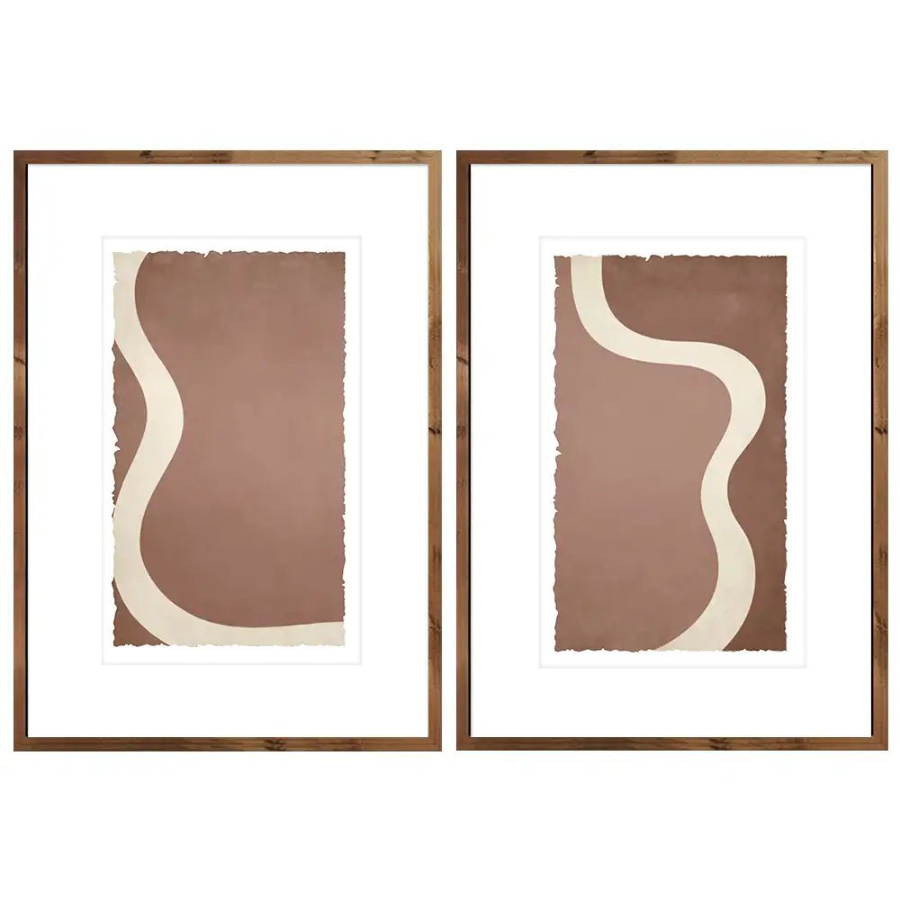 Cuadros con paspartú minimalistas | Arte Lineal - DekoArte