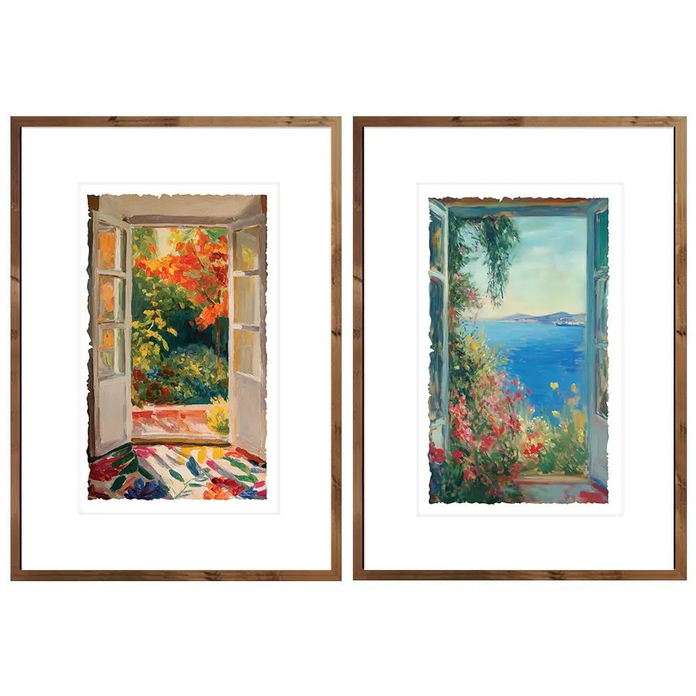 Cuadros de naturaleza con paspartú | Coloridos - DekoArte