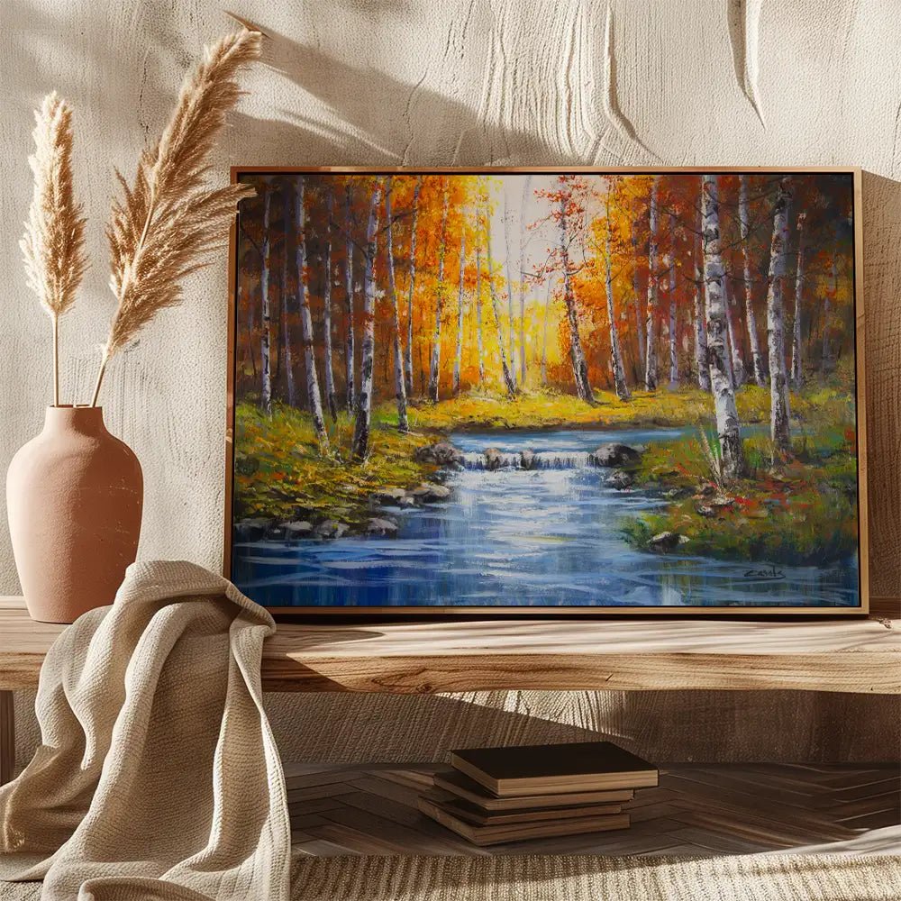 Cuadros de paisajes de montañas llenos de color y calidez - DekoArte