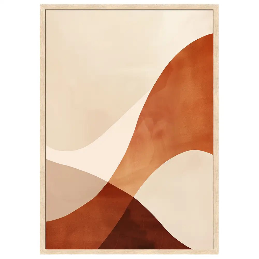 Cuadros enmarcados modernos | Tonos tierra - DekoArte