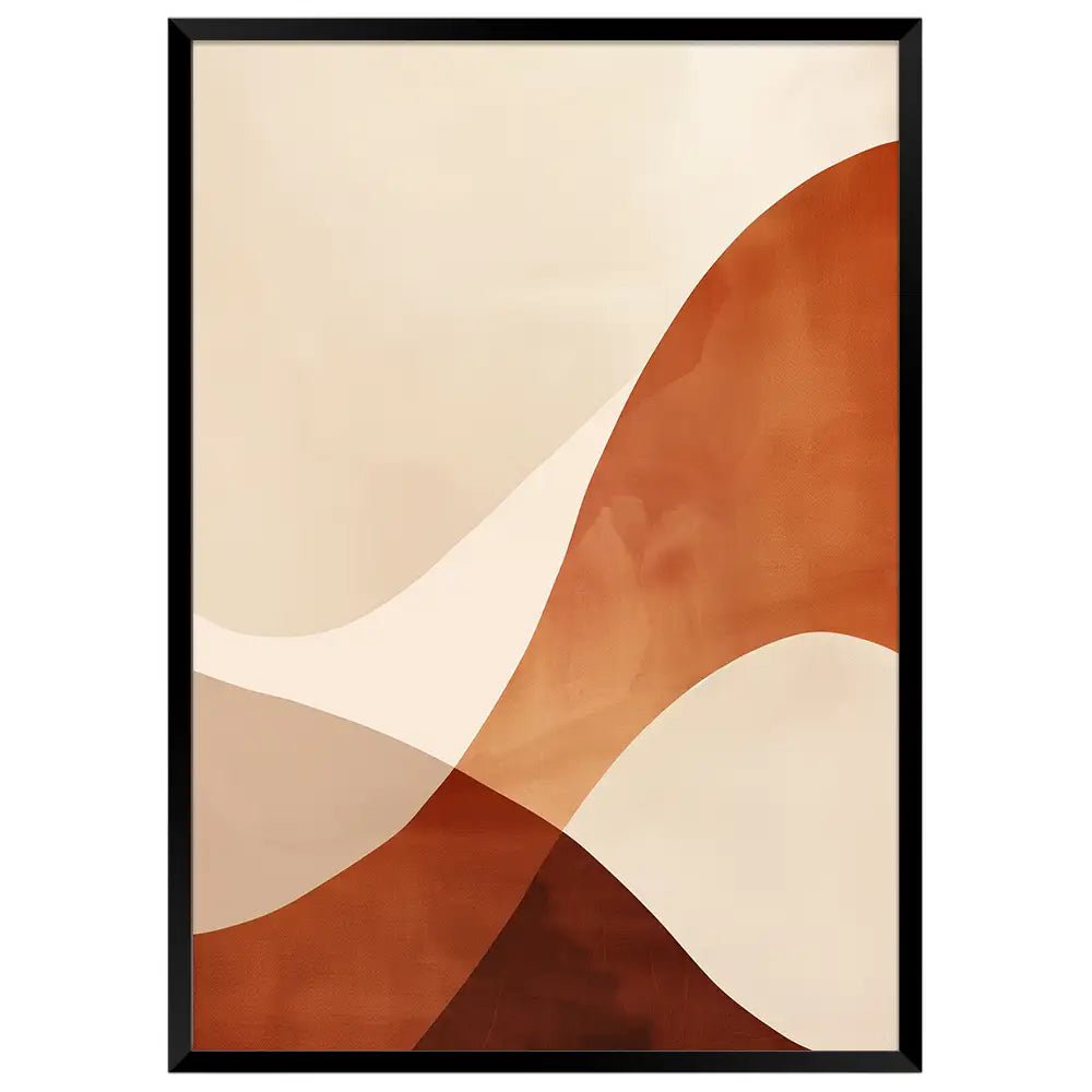 Cuadros enmarcados modernos | Tonos tierra - DekoArte