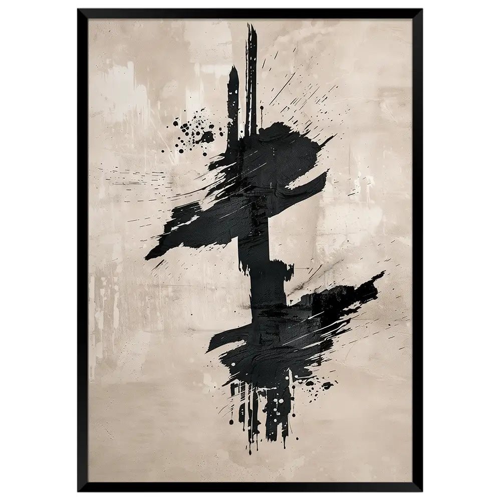 Cuadros japandi blanco y negro | Estilo Minimalista - DekoArte