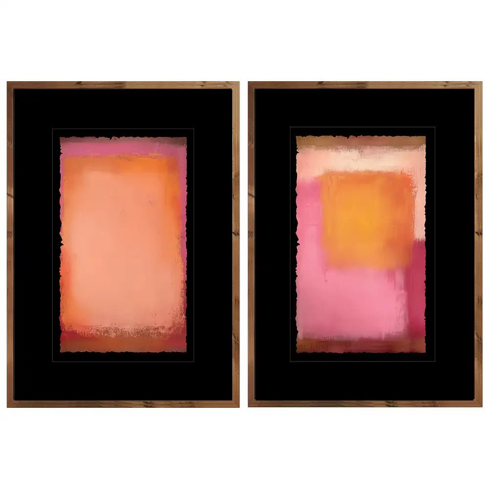 Cuadros modernos con passepartout | Rosas - DekoArte