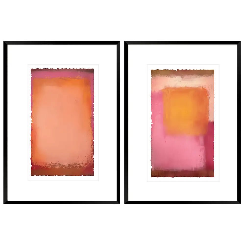 Cuadros modernos con passepartout | Rosas - DekoArte