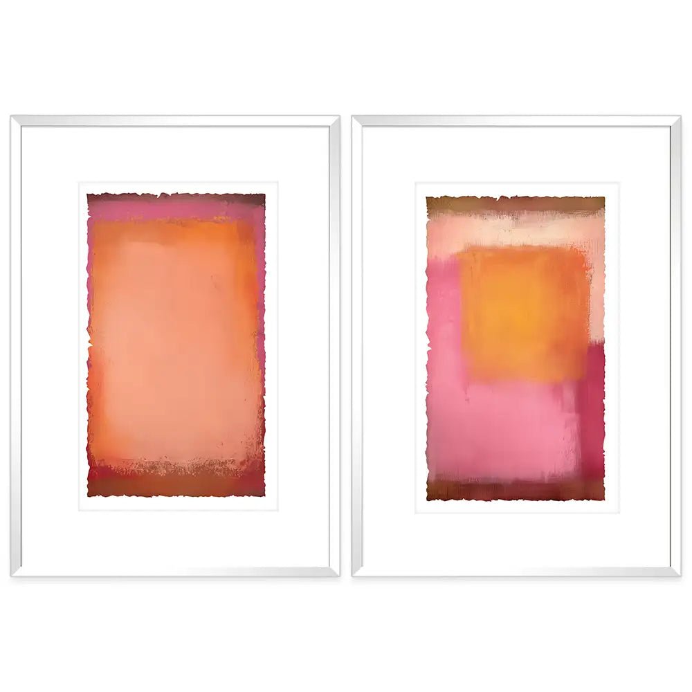 Cuadros modernos con passepartout | Rosas - DekoArte