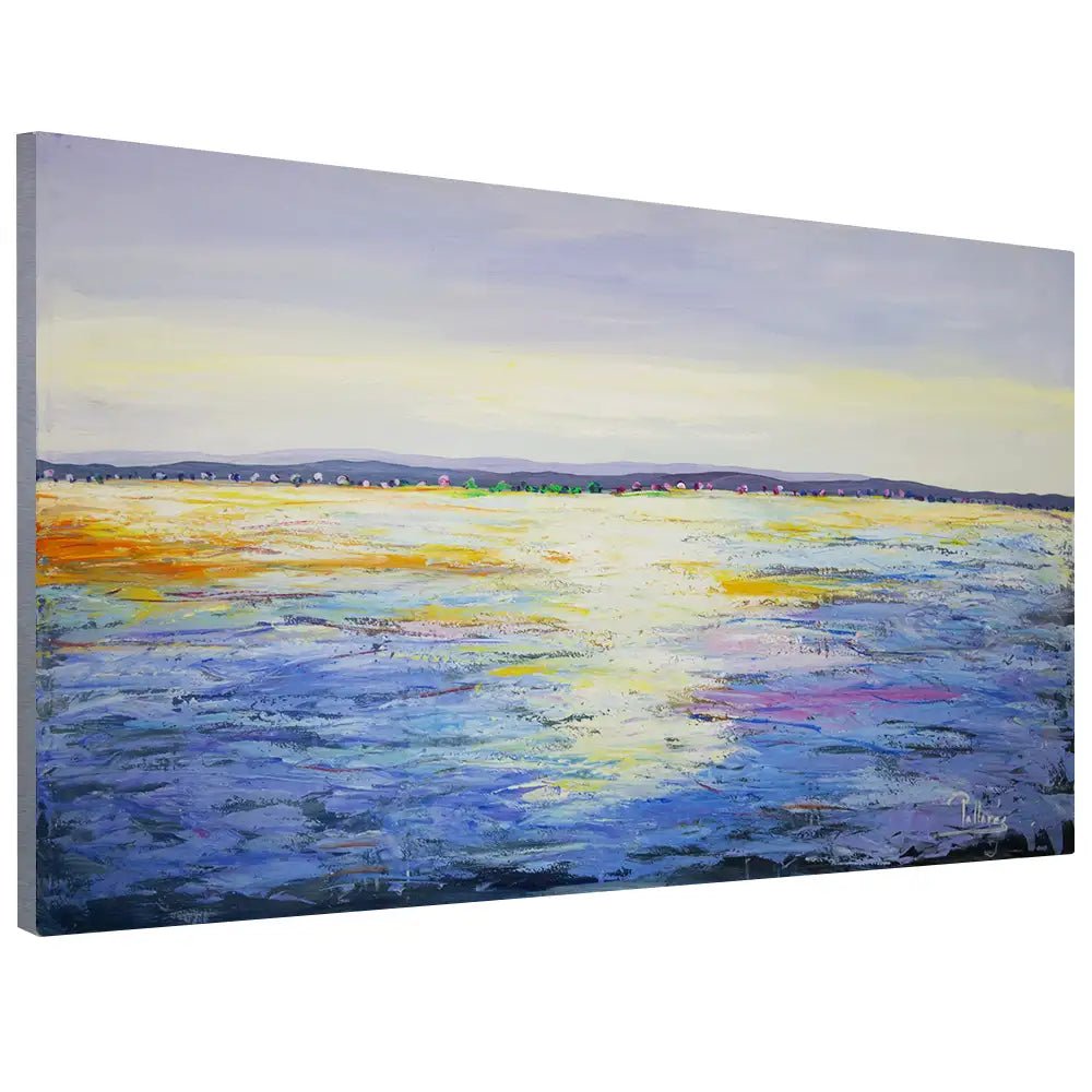 Cuadros pintados a mano modernos que iluminan tu espacio - DekoArte