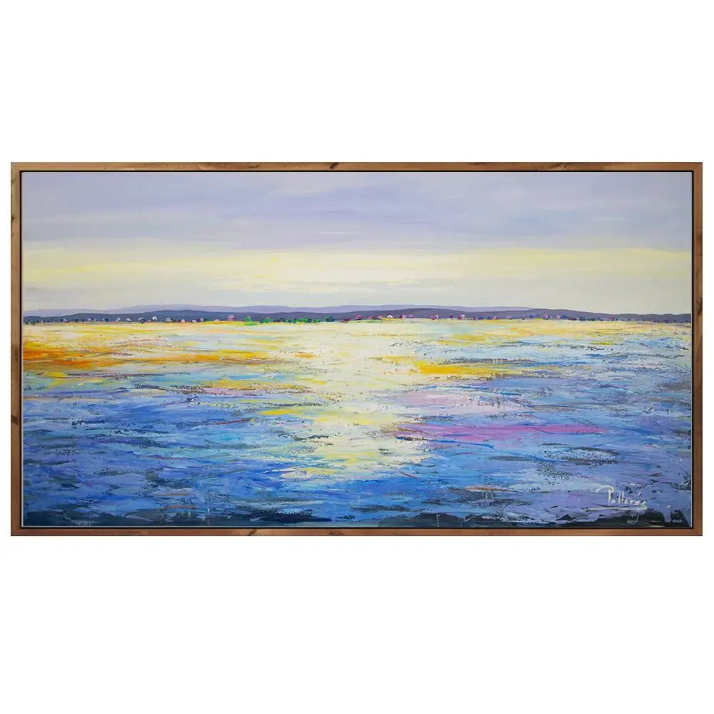 Cuadros pintados a mano modernos que iluminan tu espacio - DekoArte