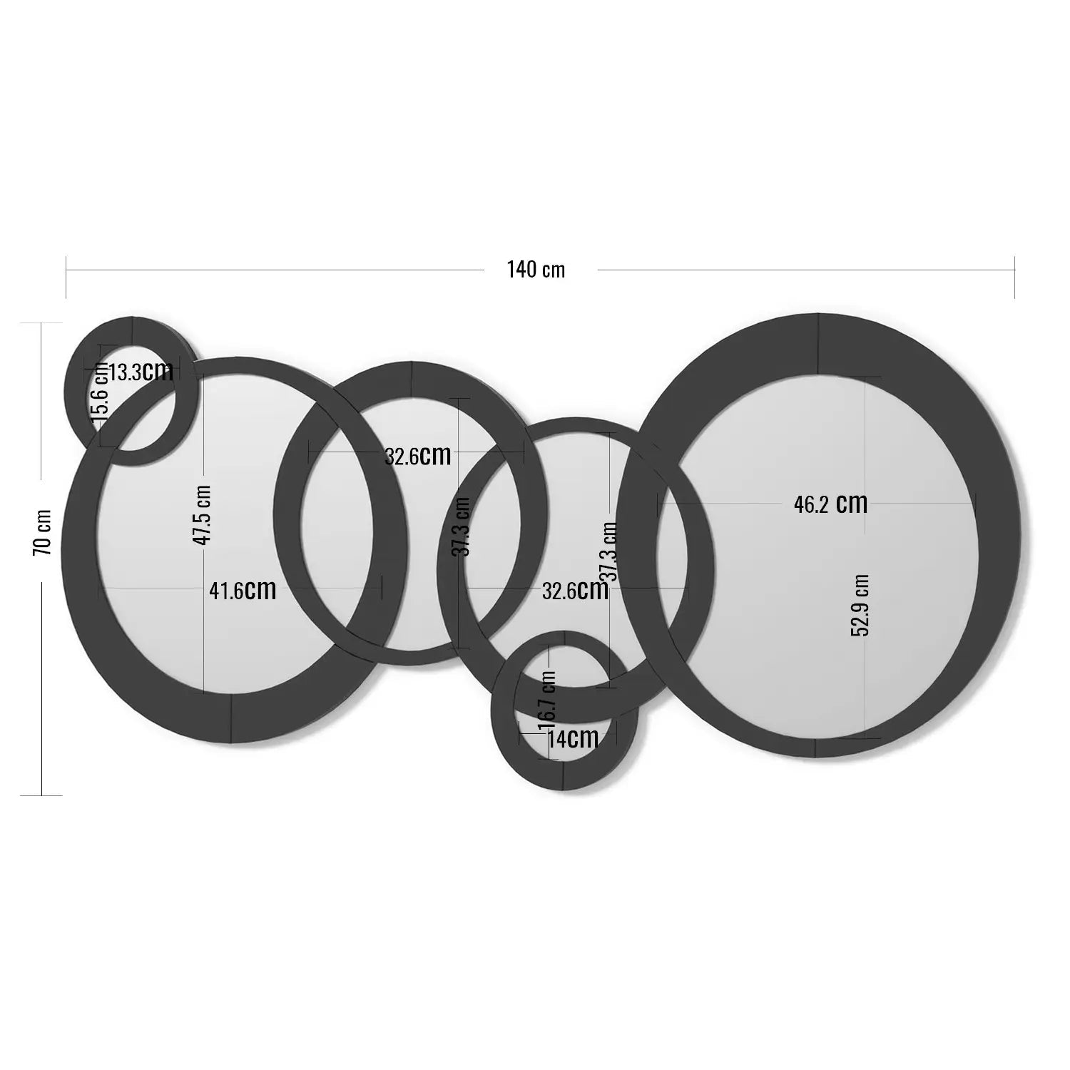 Espejo Decorativo de Pared - DekoArte