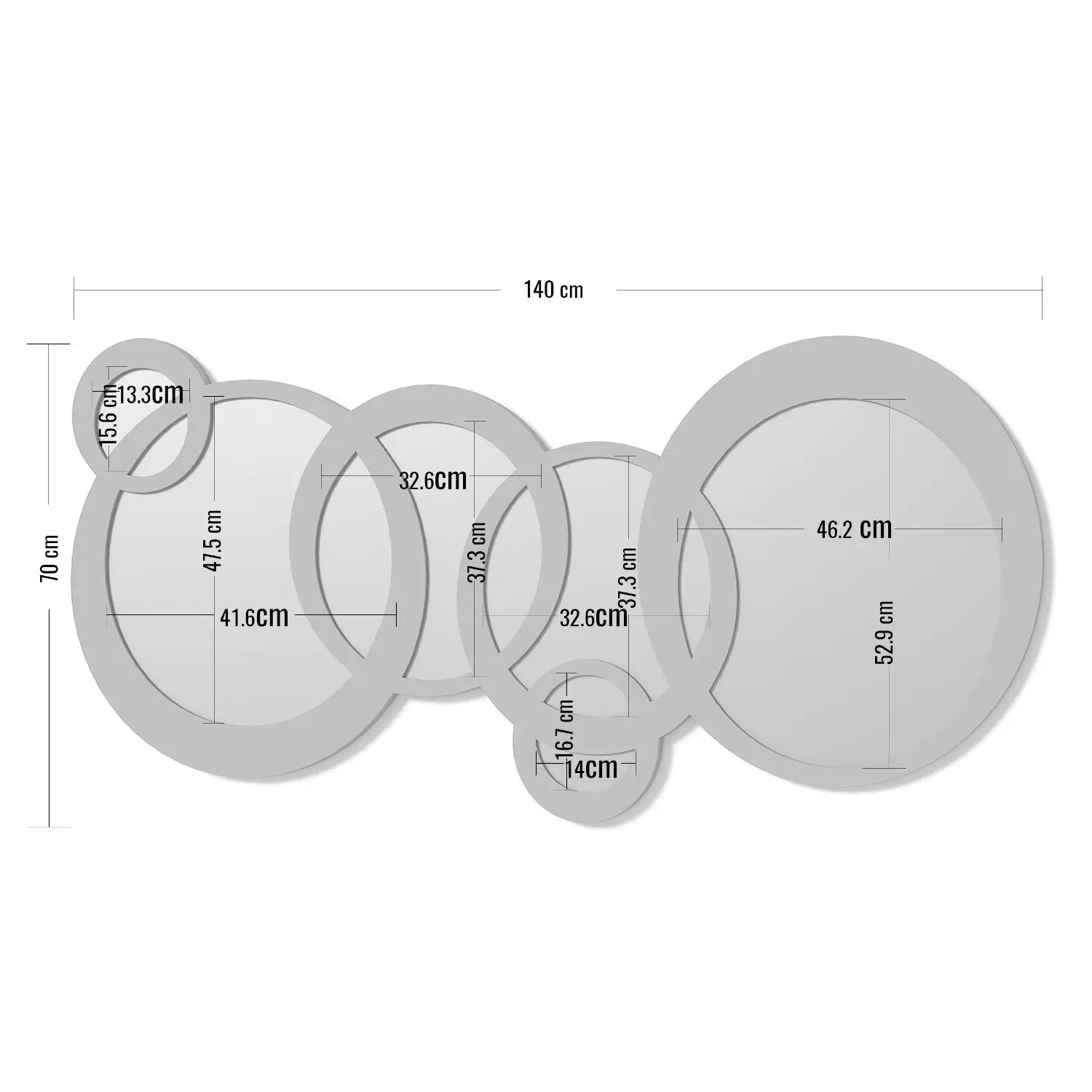 Espejo Decorativo de Pared - DekoArte