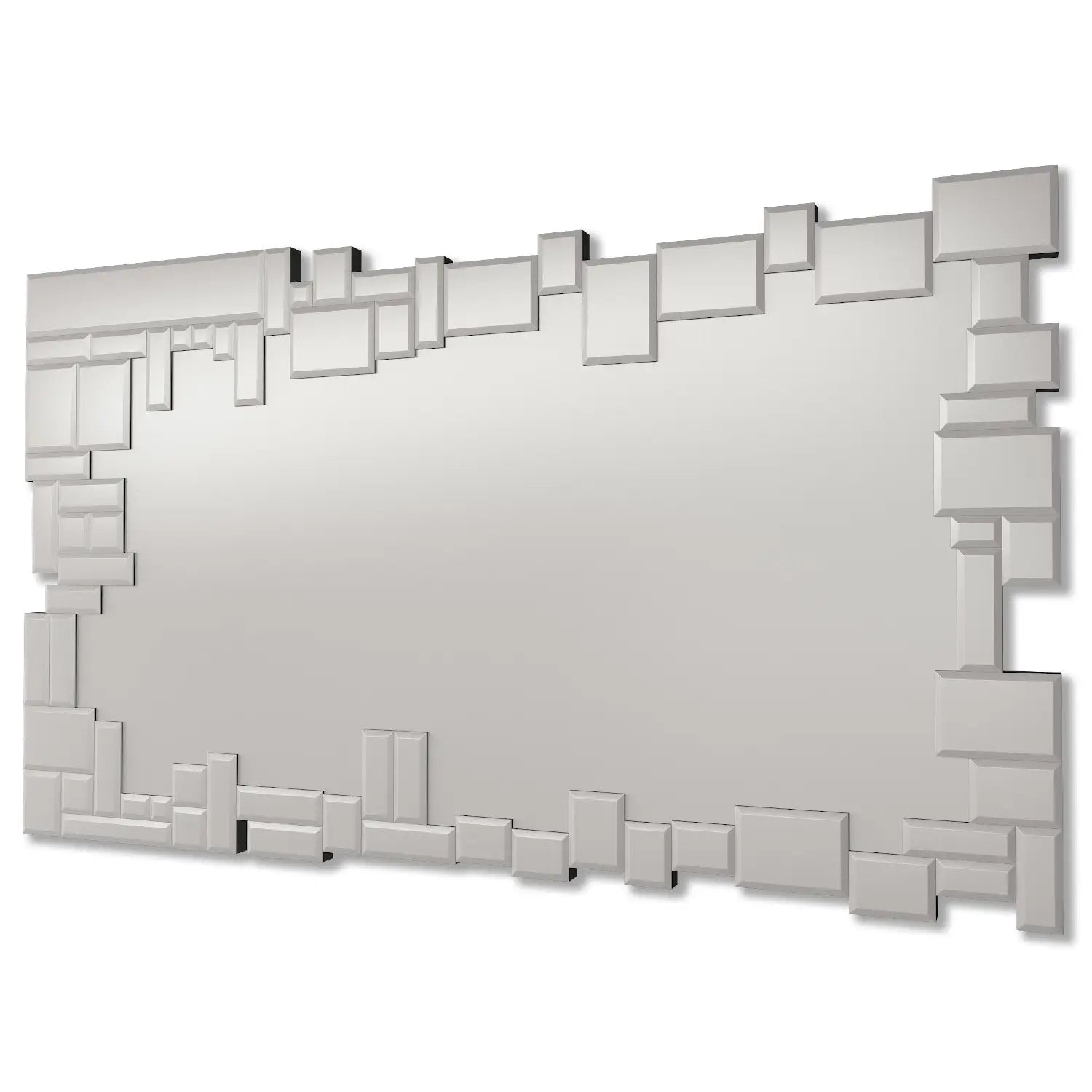 Espejos Combinados Luna Plateada - Estilo Moderno - DekoArte