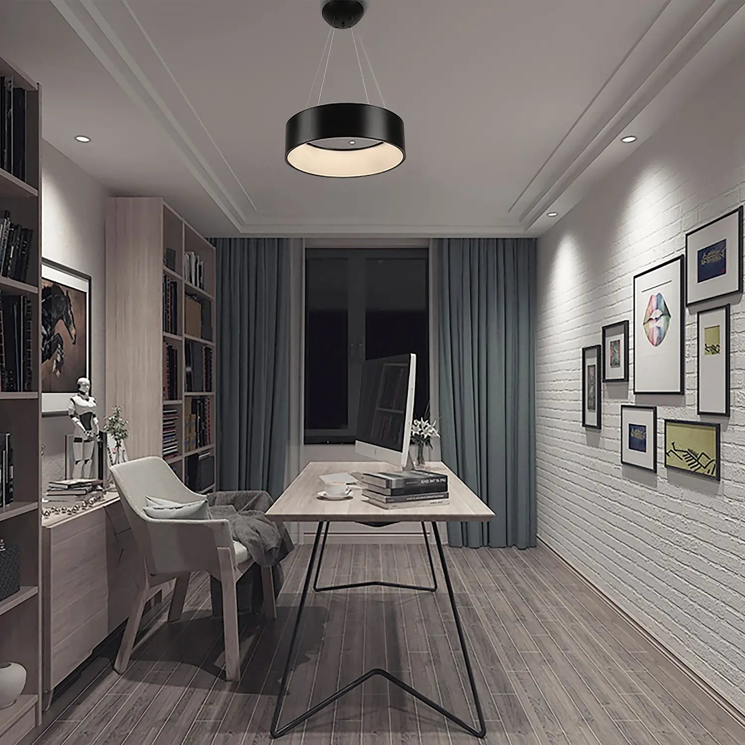 Lámpara de techo colgante con Luz LED | 42W - DekoArte