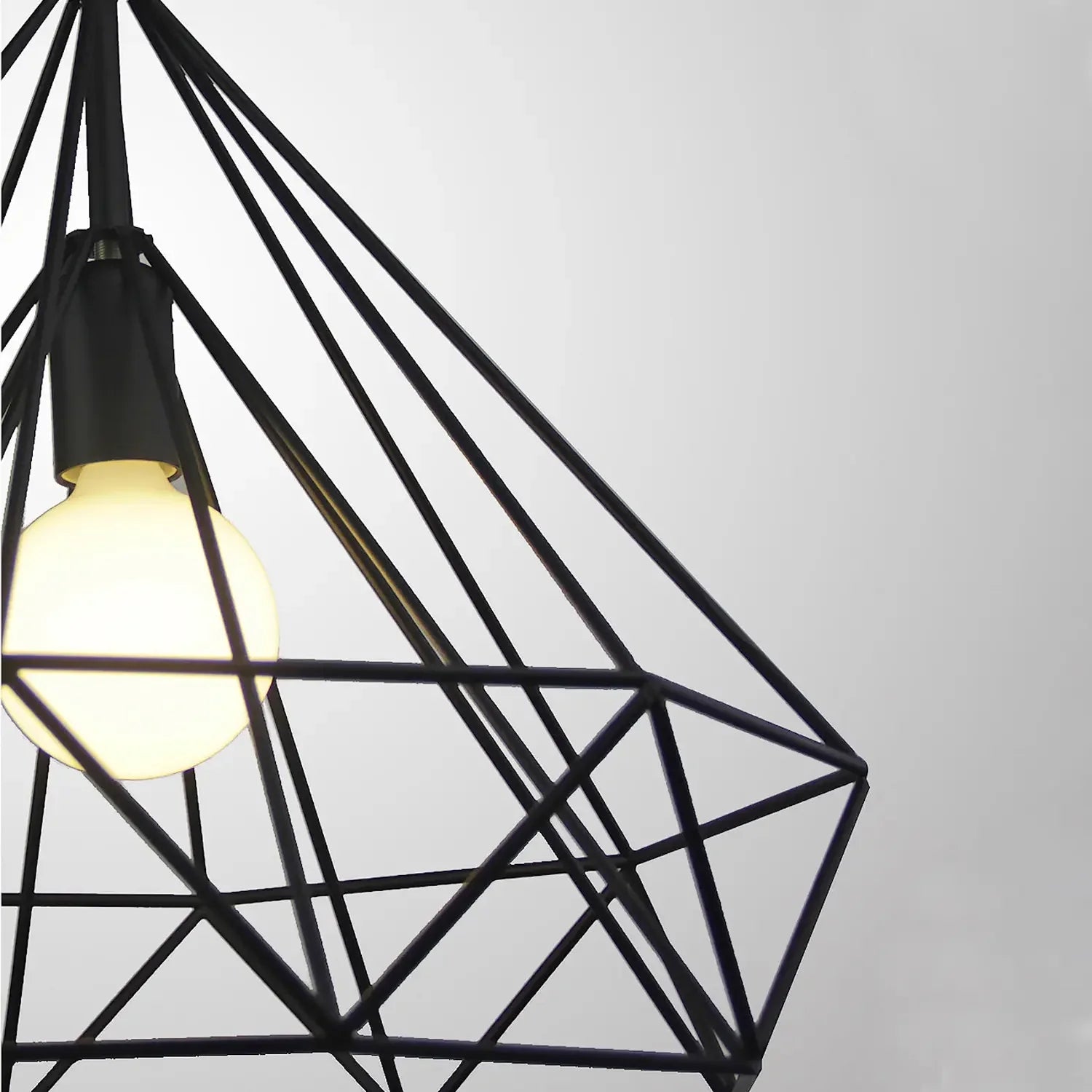 Lámpara de techo industrial 3 luces | Diseño lineal - DekoArte