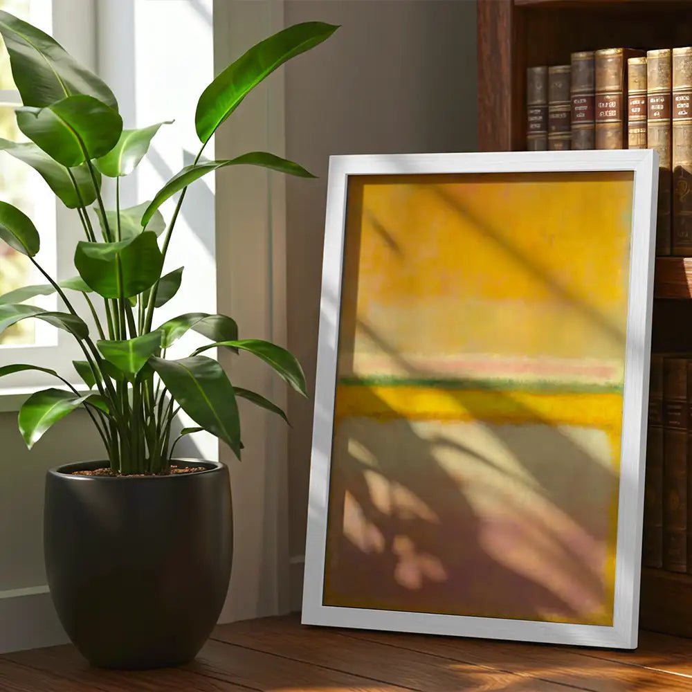 Obras abstractas | Amarillo y verde - DekoArte