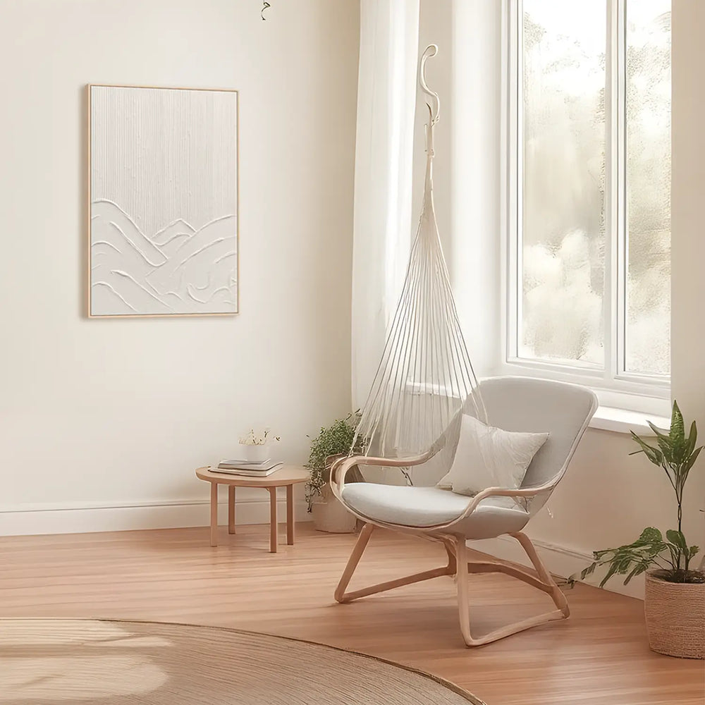 Cuadro en relieve con marco de madera