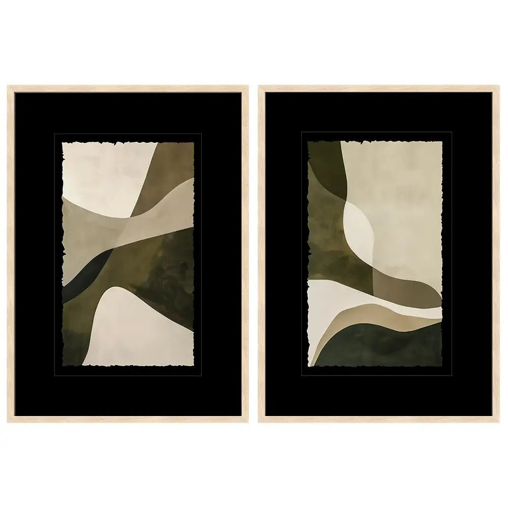 Piezas con marcos con paspartú | Arte lineal - DekoArte