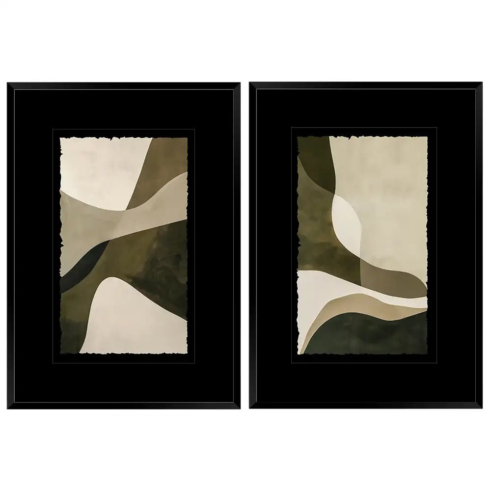 Piezas con marcos con paspartú | Arte lineal - DekoArte