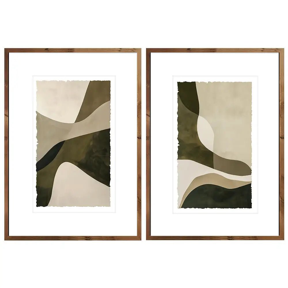 Piezas con marcos con paspartú | Arte lineal - DekoArte