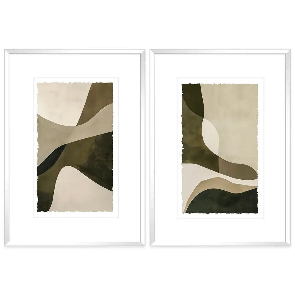 Piezas con marcos con paspartú | Arte lineal - DekoArte