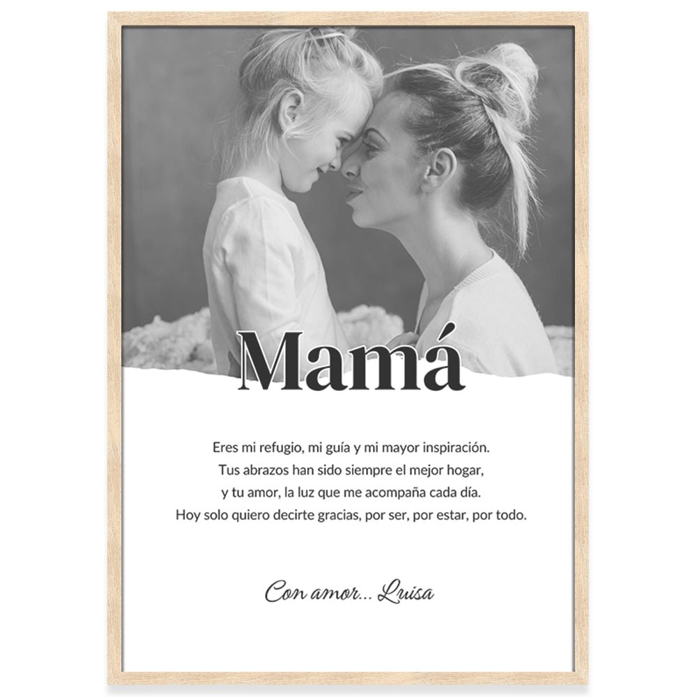 Regalo personalizado para mamá con frase especial - DekoArte